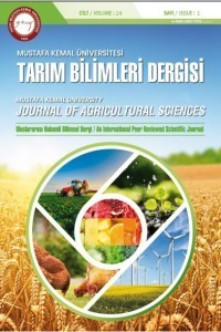 Mustafa Kemal Üniversitesi Tarım Bilimleri Dergisi